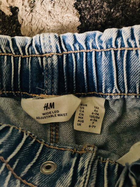 Štýlové rifle zn.h&m vel.122, h&m,122