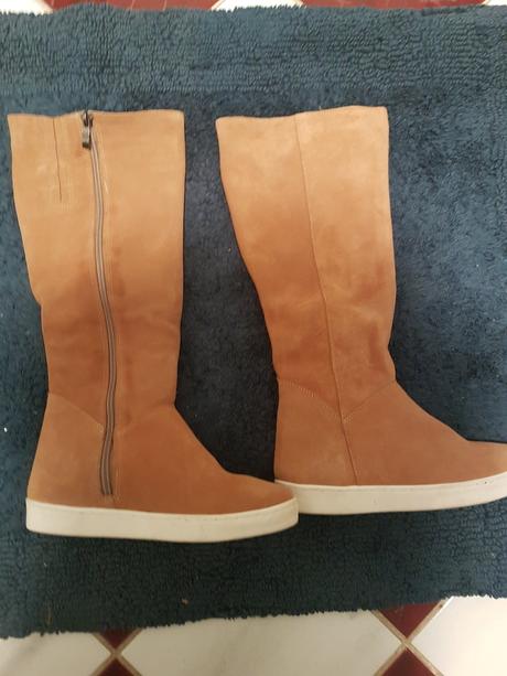 Cizmy prava koza,dvakrat pouzite, 36
