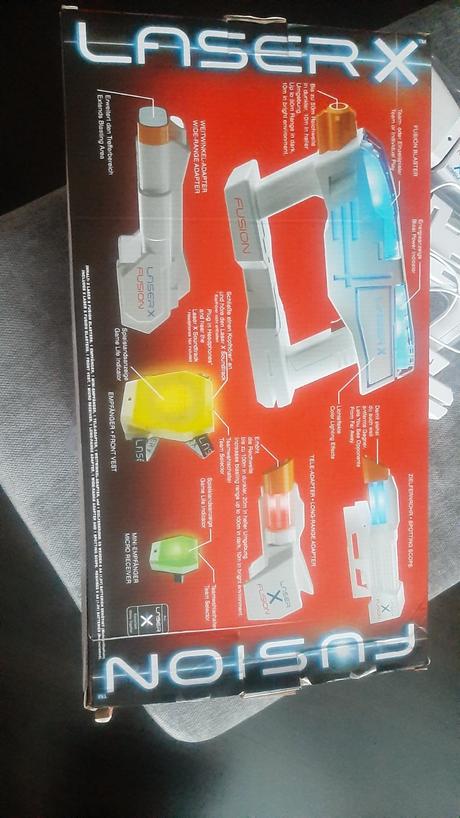 Laser x fusion detská pištoľ, 