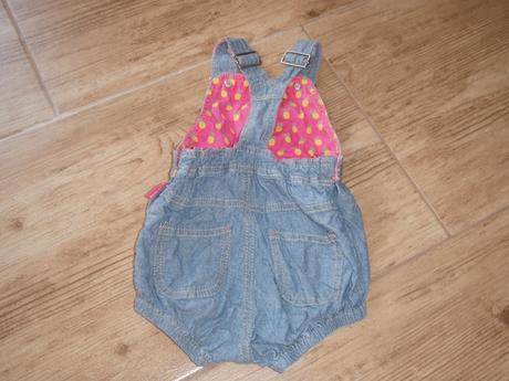 Rifľové kraťasky na traky, h&m,74