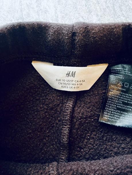 Teplaky h&m 110, h&m,110