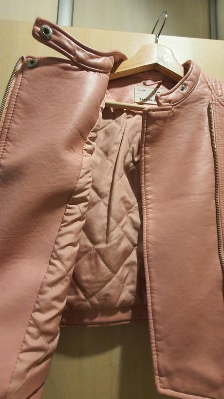 Koženková bunda, zara,134