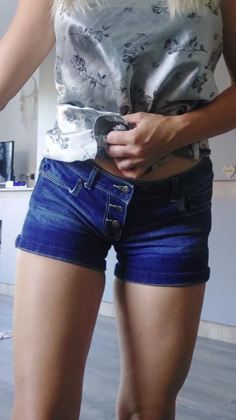 Riflové šortky, terranova,s