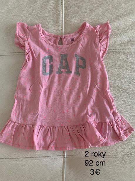 Detské tričko, gap,92