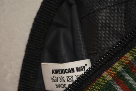 Kockovaná nákupná taška,