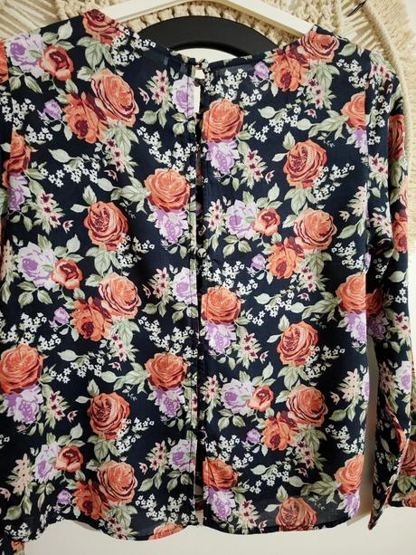 Kvietkovaná blúzka h&m, h&m,m