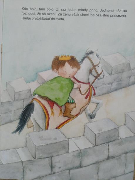 Knižka princezná na hrášku, 