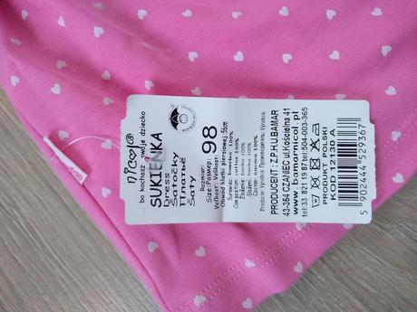 Dievčenské šaty - úpletové, 98