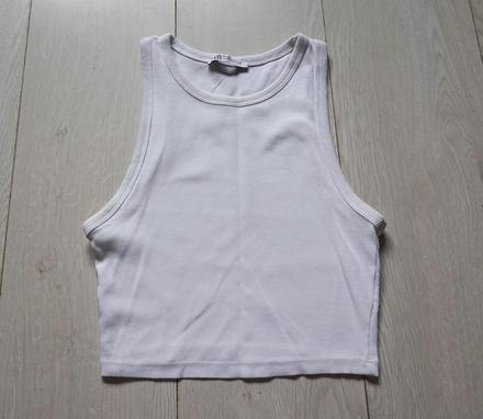 Vrúbkované tričko zara, zara,m