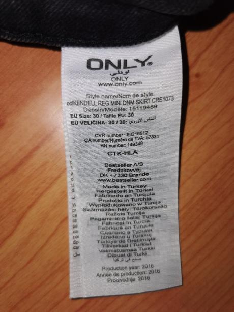 Dámska sukňa, only,30
