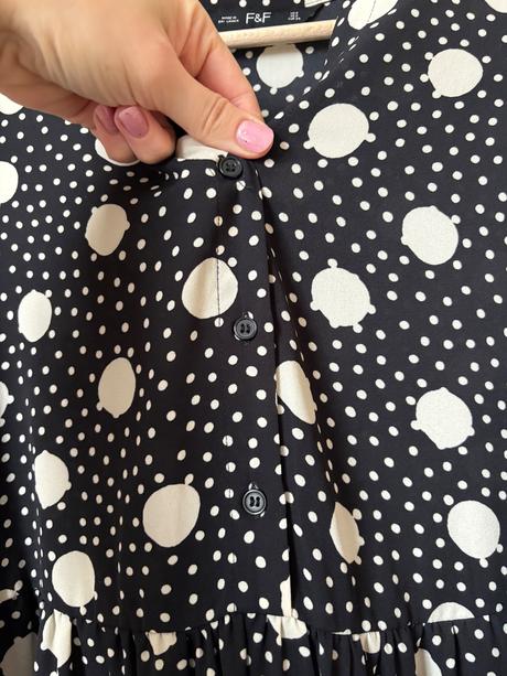 F&f bodkovane letne saty, f&f,xs