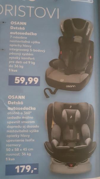 Môžem počuť Váš názor na tieto 2 detské autosedačky?