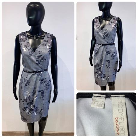 Dámske elegantné kvetované šaty (40-42), l