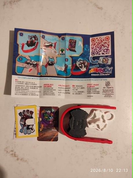 Kinder spiderman doplnkove hracky,