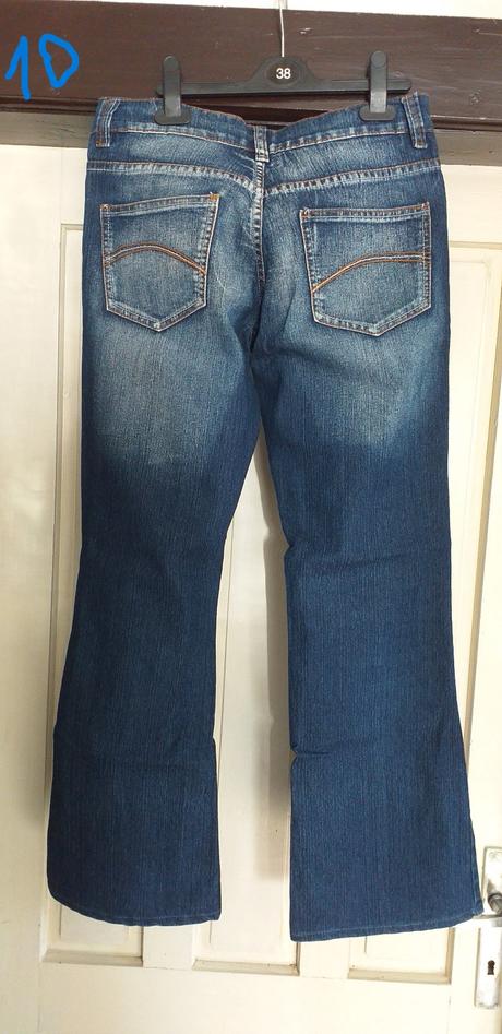 Dámske rifle, vyšúchaný vzhľad, okay,34