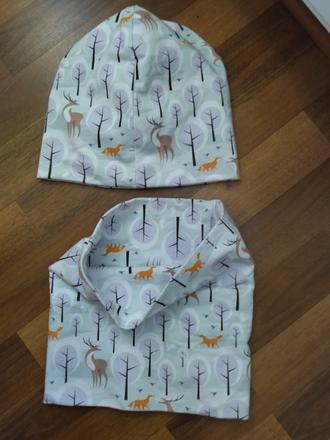 Set čiapka nákrčník, 122