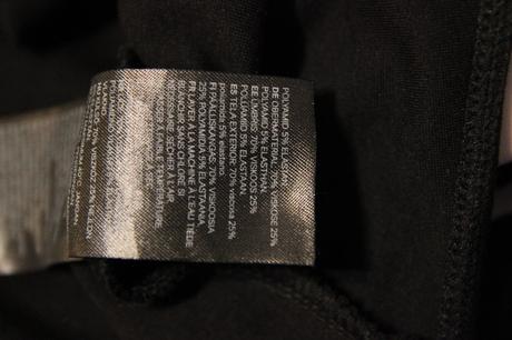 Čierny viskózový body top, h&m, l, h&m,l