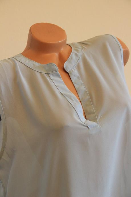 Bledo modrý top, xl, xl