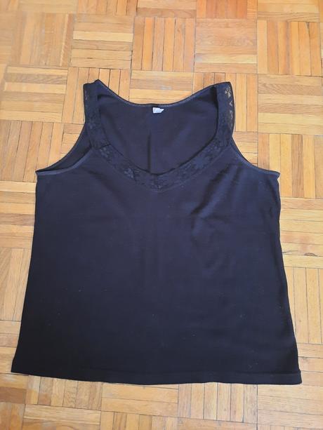 Dámske tielko s krajkou, l