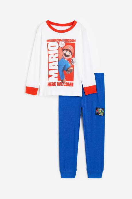 Pyzamko super mario 110/116, h&m,116