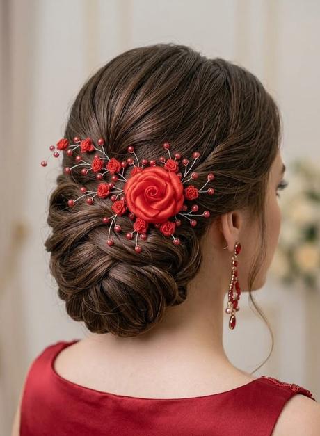 Ružička v objatí gypsomiliek a koráliek, 