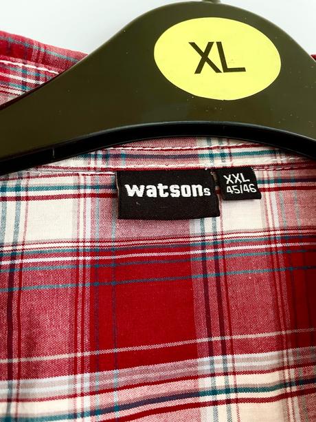 Bavlnená kockovaná košeľa, 4xl