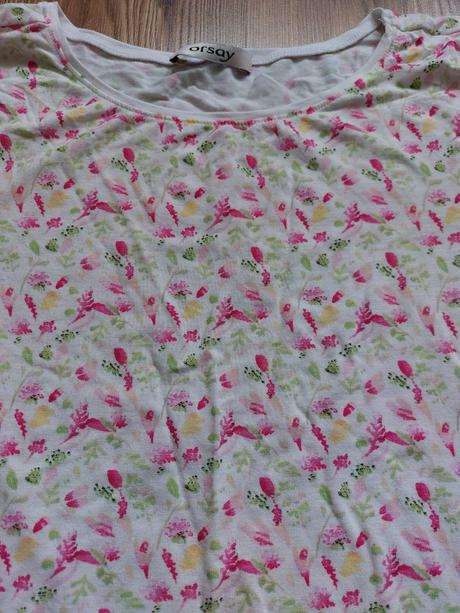 Kvetinkové tričko, orsay,xs