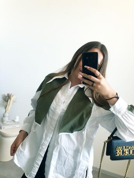 Asymetrická košeľa uni, 