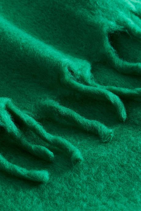 Hrubý jemný vlnený šál, 