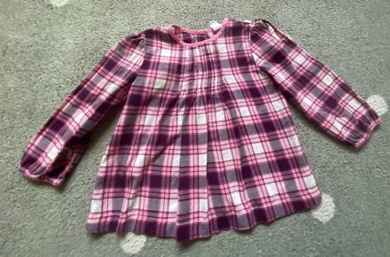 Kockovaná tunika, košieľka, gap,98