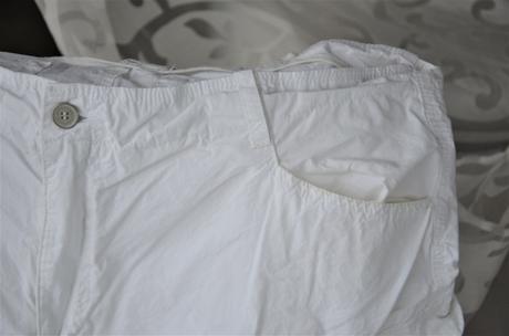 Biele ľahké nohavice authority-xxl, authority,xxl