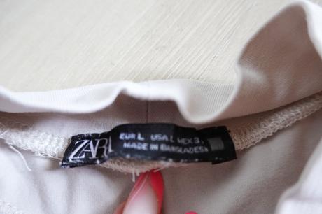 Bavlnené tričko zara, zara,l