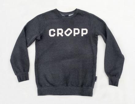 Cropp grafitová mikina, s