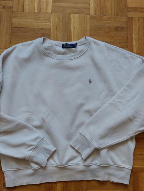 Ralph lauren ponny krasna beige mikina s-l, ralph lauren,m