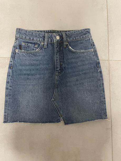 Riflová sukna superdry vel. xs/34 - nová, superdry,xs