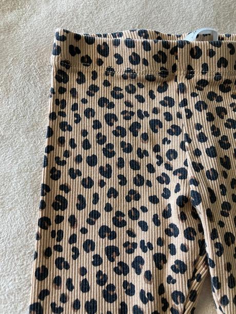 Vrúbkované legínky 86/92, h&m,86