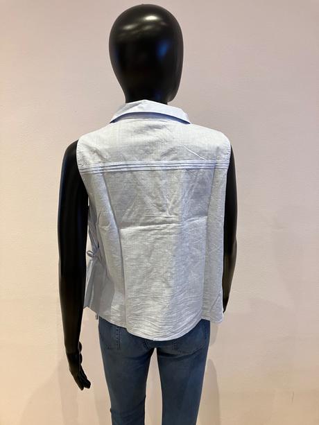 Dámska modrá košeľa, m