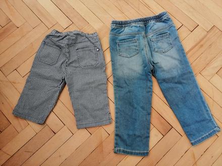 Rifle+trojstvrtove nohavice, h&m,92