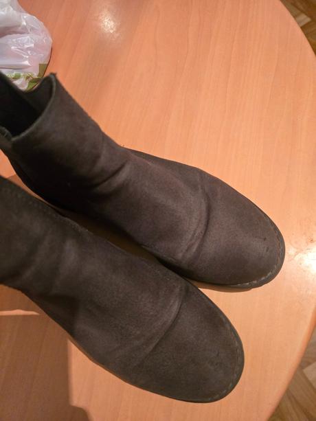 Semišové členkové topanky, 38