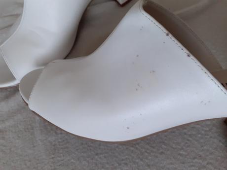 Dámske nové biele vsuvky body flirt č.41, 41