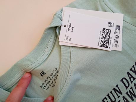 2ks tricka h&m 110/116, h&m,110 / 116