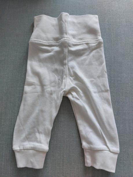 Biele leginy so sirokou gumou, 68