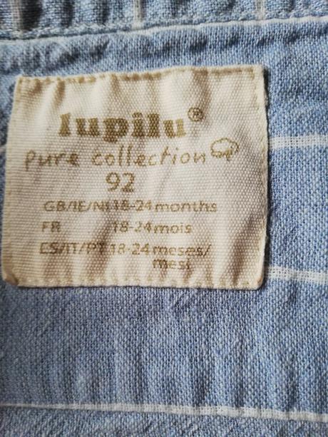 Košieľky - ľan a bavlna, h&m,92