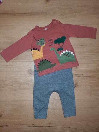 Súprava legínky tričko dino, f&f,68