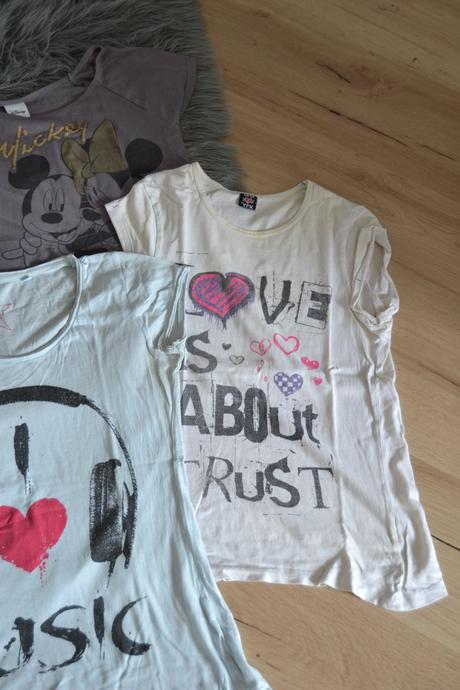 Dámske tričká 5 ks/8e, veľkosť s, s