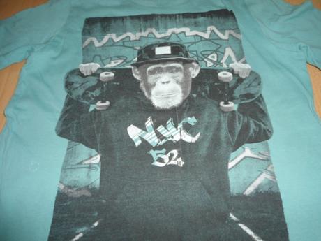 Zelene tricko opica, c&a,146