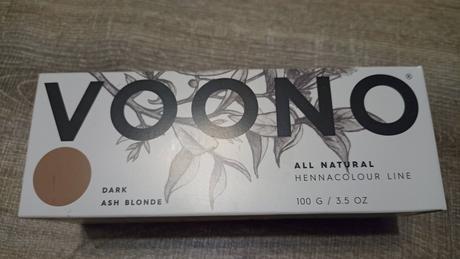 Henna odtieň dark ash blonde, 