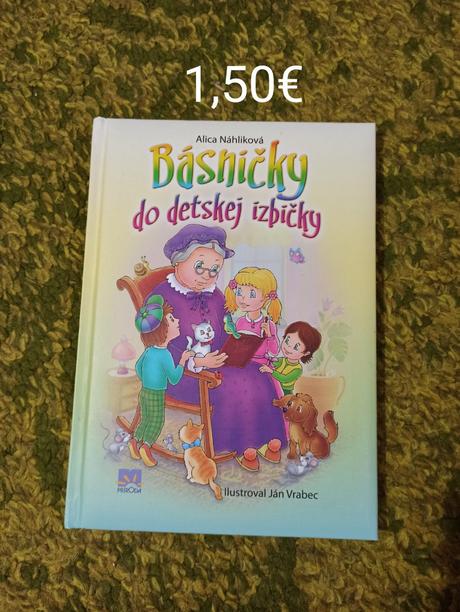 Rozprávkové knihy-viac druhov,