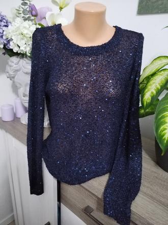 Trblietavy pulover m, l sadne, m