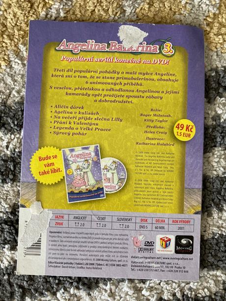 Dvd angelina ballerina 3,